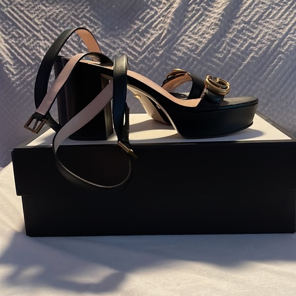 Black Gucci Platforms size 8.5